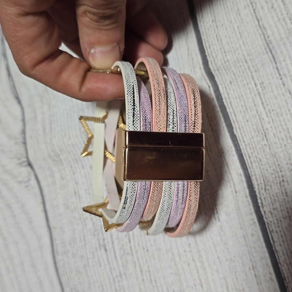 Gold Star Multi-Color Bracelet Set - Picture 3 of 3